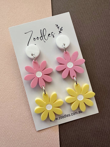 Zoodles Acrylic Dangles - Daisy Chain