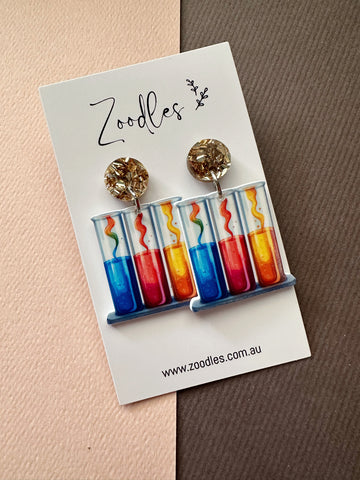 Zoodles Acrylic Dangles - Science