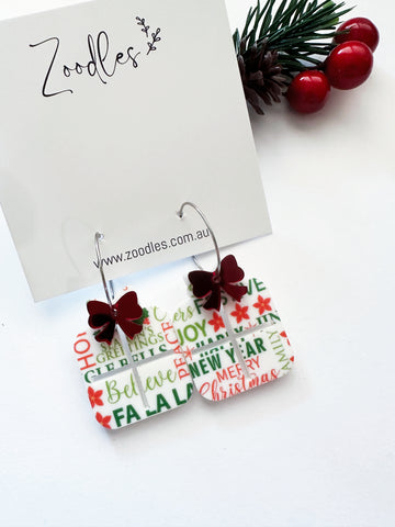 Zoodles Acrylic Hoop Dangles - Gifts