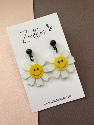 Zoodles Dangles - Smiley Daisies