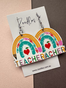 Zoodles Wooden Hook Dangles - Educator Teacher