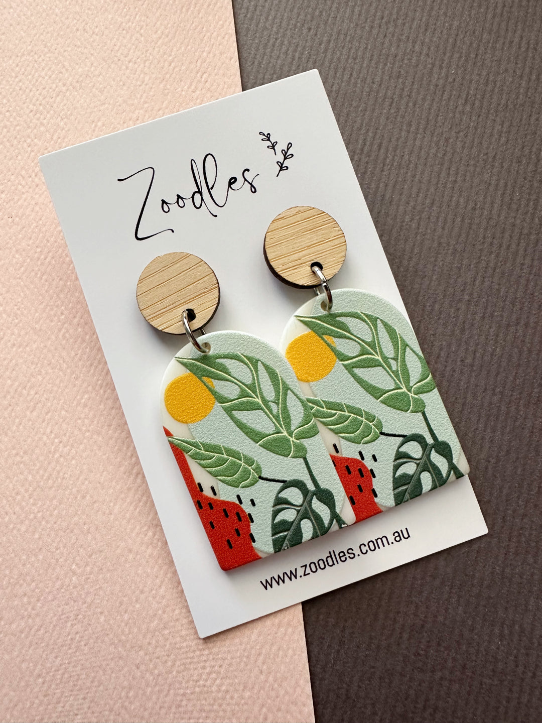 Zoodles Acrylic Dangles - Plant Lady