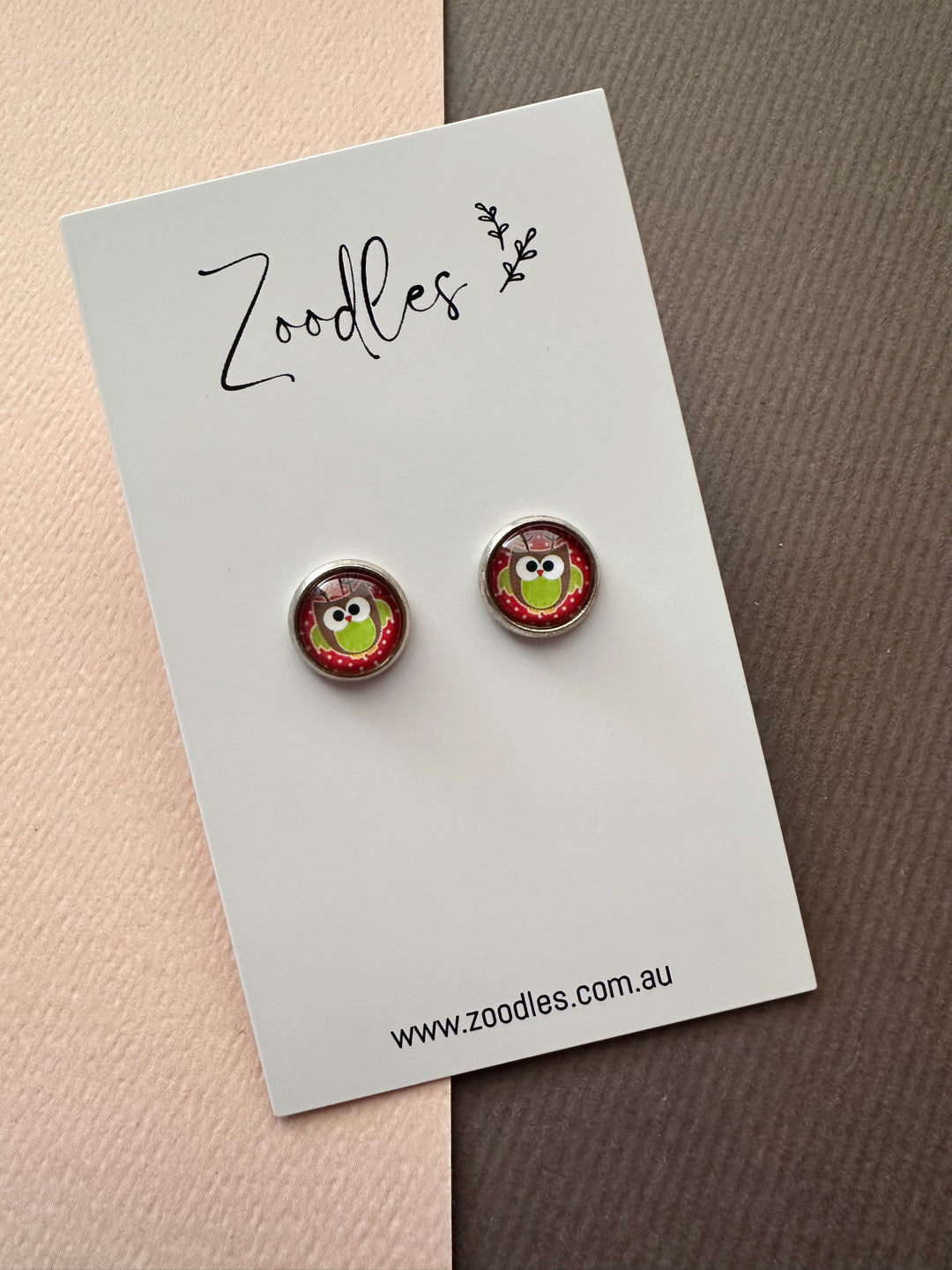 Zoodles Glass Studs