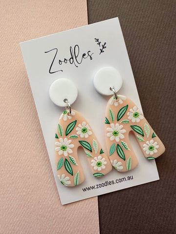 Zoodles Acrylic Dangles - Spring Garden