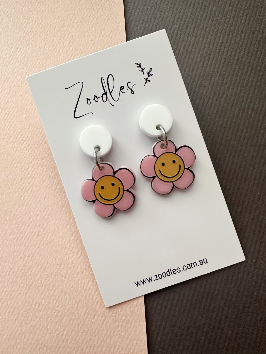 Zoodles Acrylic Dangles - Mini Flower