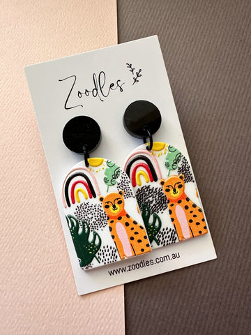 Zoodles Acrylic Dangles - Jungle