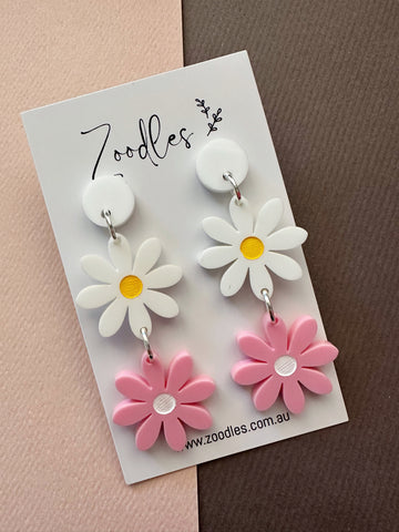 Zoodles Acrylic Dangles - Daisy Chain