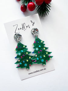 Zoodles Acrylic Dangles - Christmas Tree