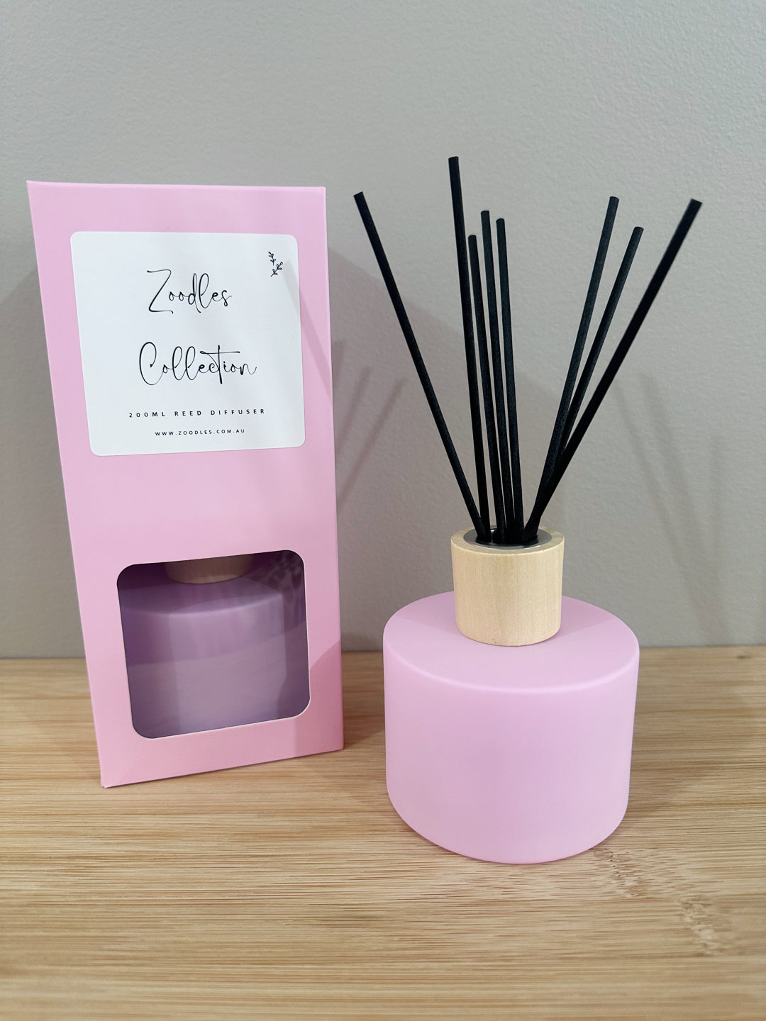 Zoodles Reed Diffuser - Strawberry & Champagne