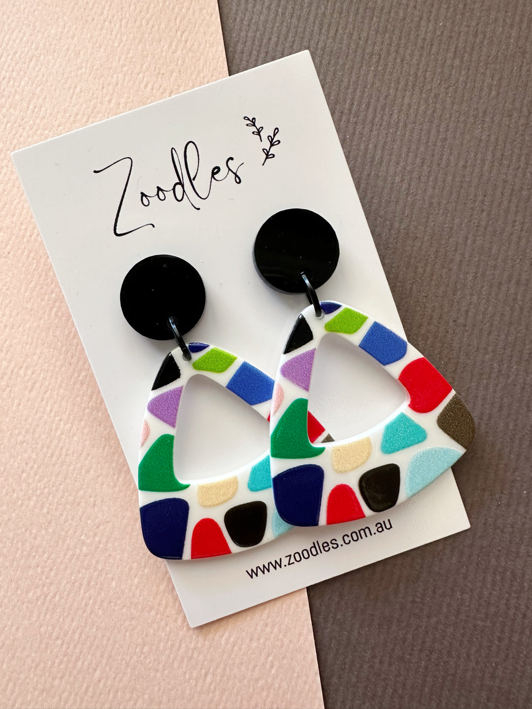 Zoodles Acrylic Dangles - Pebbles