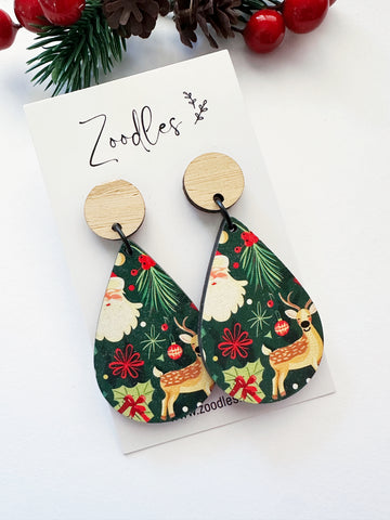 Zoodles Wooden Dangles - Festive Christmas Magic