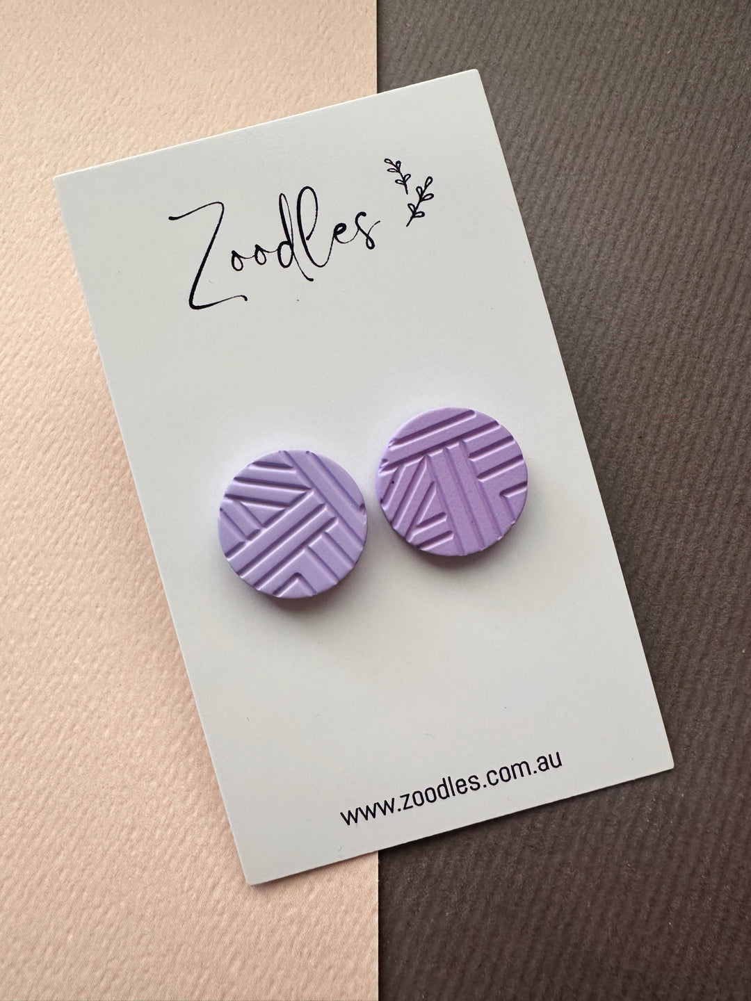 Zoodles Studs - Lilac