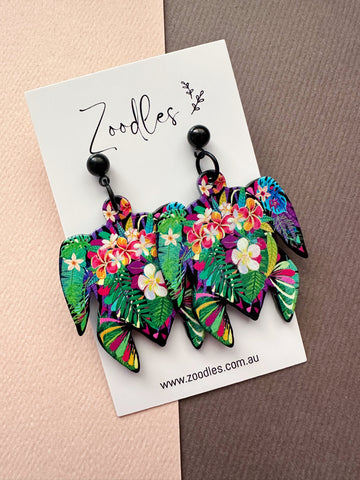 Zoodles Acrylic Dangles - Turtles