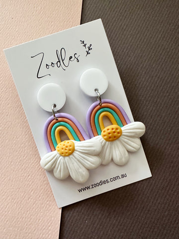 Zoodles Dangles - Rainbow Daisy