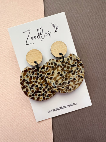 Zoodles Acrylic Dangles - Animal Print