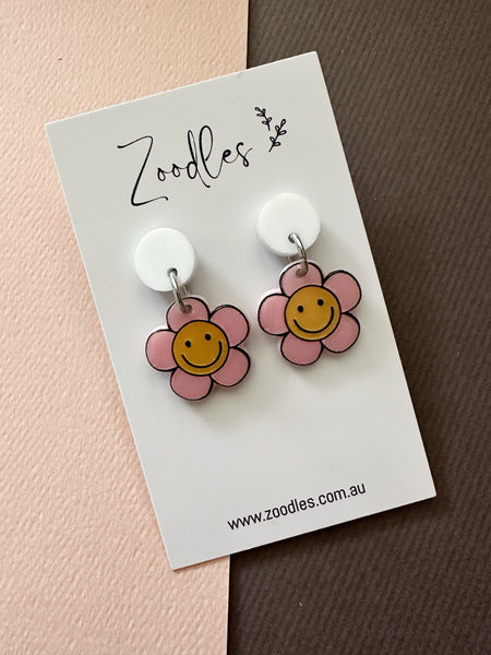 Zoodles Acrylic Dangles - Mini Flower