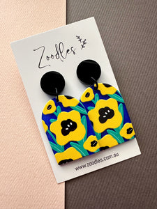 Zoodles Acrylic Dangles - Bold Flowers