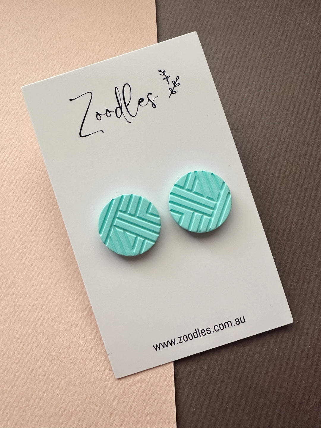 Zoodles Studs - Mint