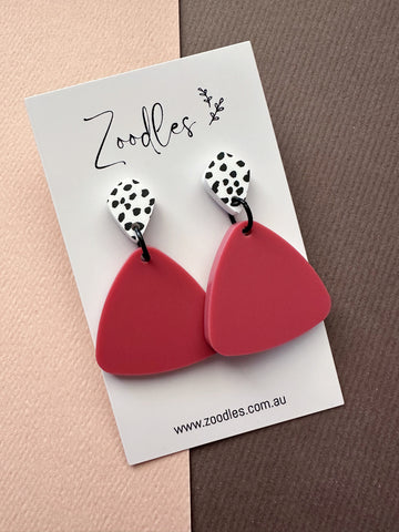 Zoodles Acrylic Dangles - Berry Spot
