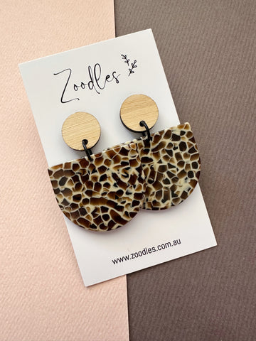 Zoodles Acrylic Dangles - Animal Print