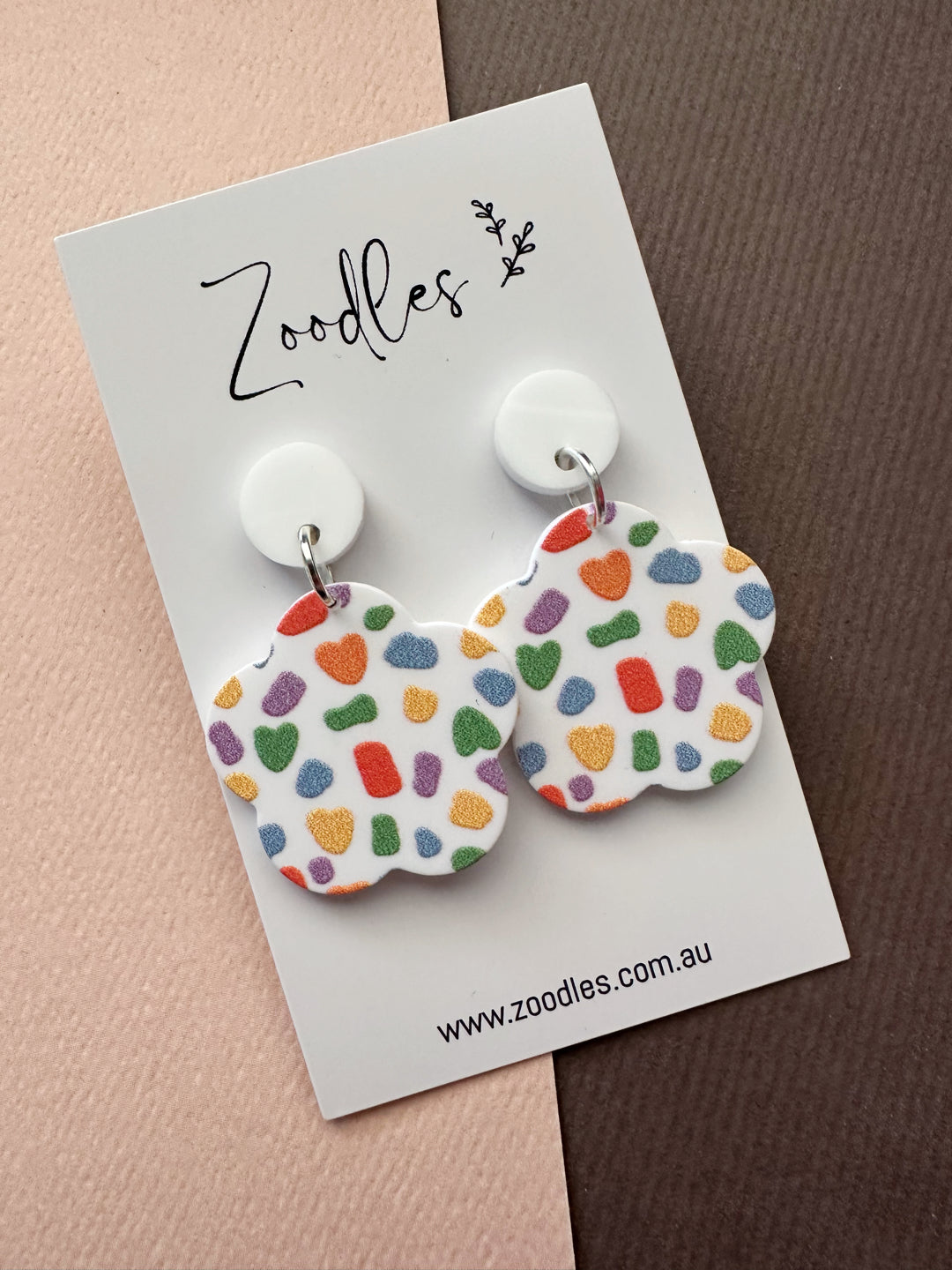 Zoodles Acrylic Dangles - Confetti