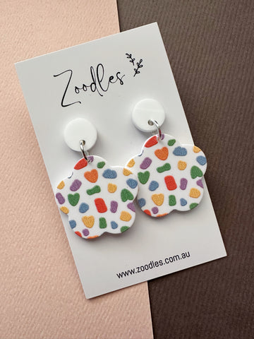 Zoodles Acrylic Dangles - Confetti