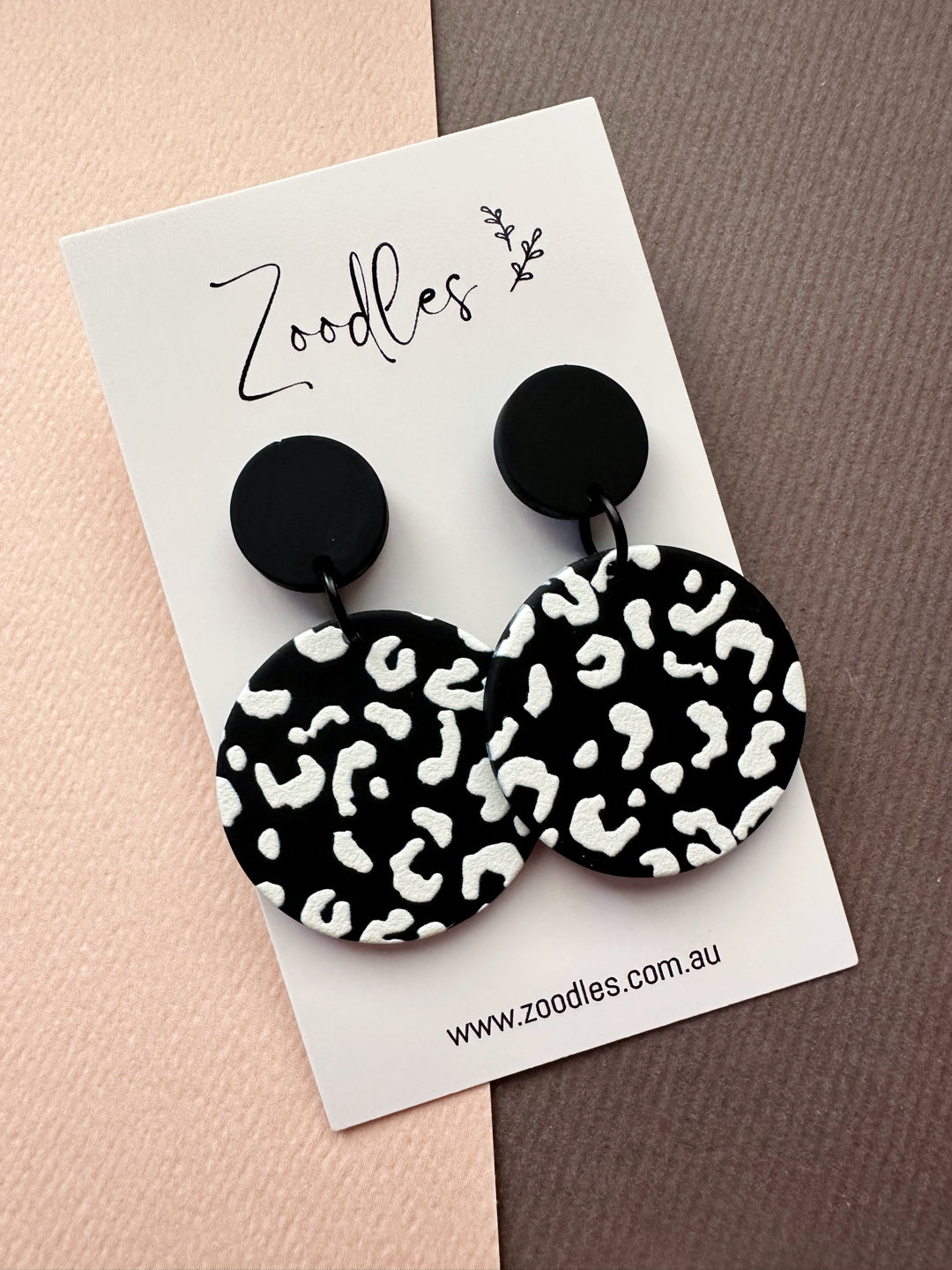 Zoodles Dangles - Black Leopard