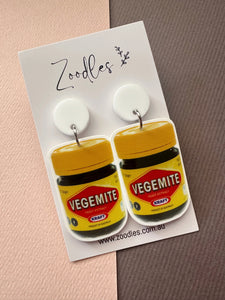 Zoodles Acrylic Dangles - Vegemite