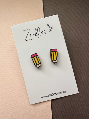 Zoodles Wooden Studs - Pencils