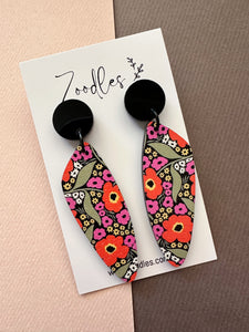 Zoodles Wooden Dangles - Floral