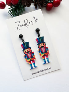 Zoodles Acrylic Dangles - Rainbow Nutcrackers