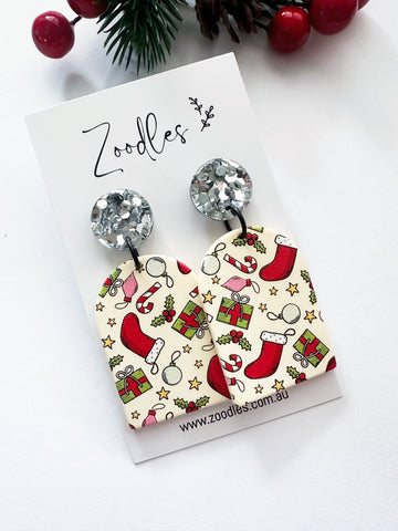 Zoodles Acrylic Dangles - Santa’s Special