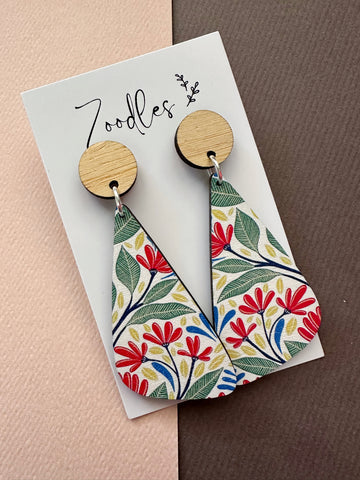Zoodles Wooden Dangles - Botanic Breeze