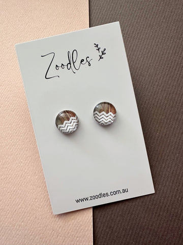 Zoodles Glass Studs