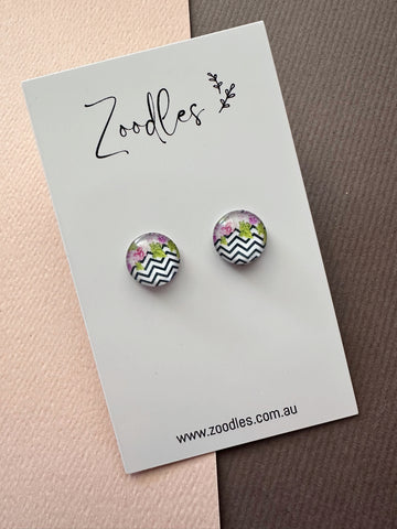 Zoodles Glass Studs