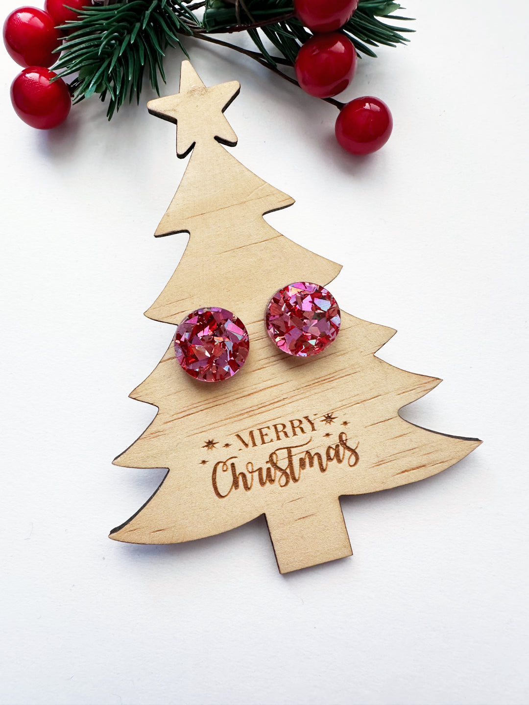 Zoodles Kaleidoscope Studs on Timber Tree Board