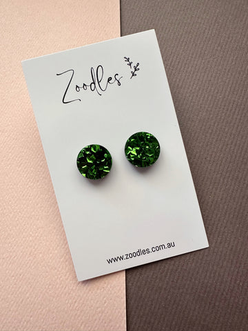 Zoodles Acrylic Studs - Green