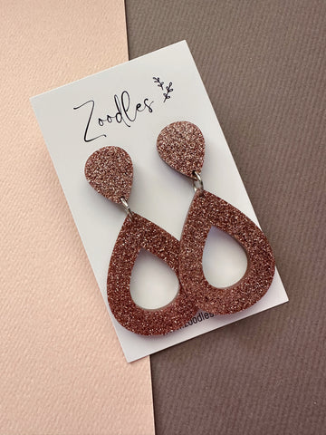Zoodles Acrylic Dangles - Teardrop