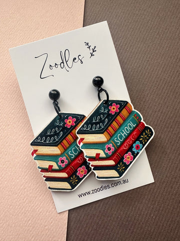 Zoodles Wooden Dangles - Book Stack