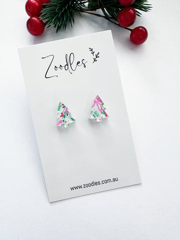 Zoodles Acrylic Christmas Tree Studs