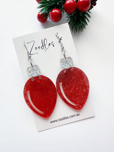 Zoodles Acrylic Hook Dangles - Christmas Baubles