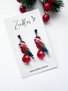 Zoodles Acrylic Dangles - Rainbow Lorikeets