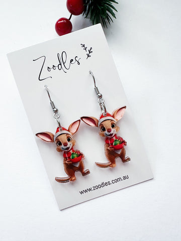Zoodles Acrylic Hook Dangles - Wallaby